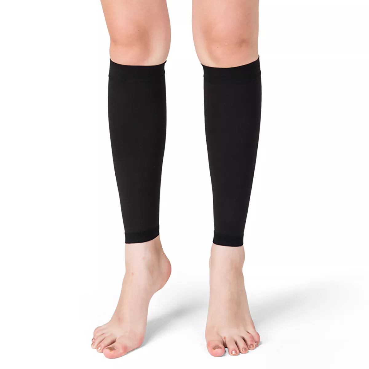 Varcoh ® 40-50 mmHg Women Calf Sleeve Compression Socks Black